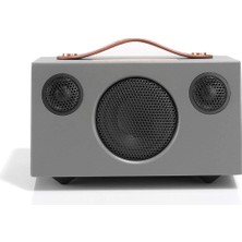 Aesco Audio Pro Addon T3 Taşınabilir Bluetooth Özellikli Stereo Hoparlör (30 Saat Pille Çalışma, Gerçek Ahşap Gövde). Gri APT3GRY