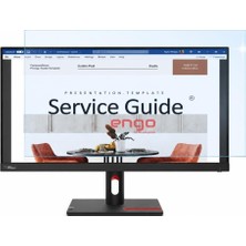 Aesco Engo Lenovo Thinkvision S24I-30 23.8 Inç Ile Uyumlu Ekran Koruyucu Parlak