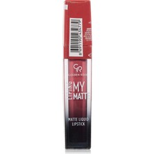 Aesco Golden Rose Liping My Matte Likit Ruj No: 09 - Suya Dayanıklı Ultra Mat Ruj