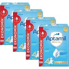 Aesco Aptamil 4 Devam Sütü 900 gr 4'lü Set 12-24 Ay 106348-4-2