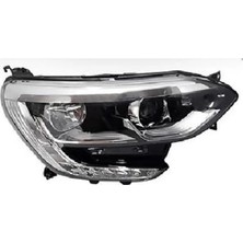 Aesco Ayfar Far Sol Joy Model Ledli Krom Çerçeveli Motorlu Renault Megane Iv 16-20 - Ayf 202329