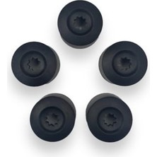 Aesco Tekerlek Jant Bijon Kapağı 5 Adet 1K0601173 Vw Caddy ile Uyumlu 2004-2010