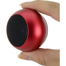 Aesco Coverzone Taşınabilir Bluetooth Speaker Seyahatlerde Bisiklet Sürüşleri ve Doğa Gezilerinde Kullanıma Uygun Mini Kablosuz Hoparlör M3 Kırmızı (Kırmızı)