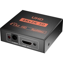 Aesco Coverzone 4K Ultra Hd HDMI Splitter 1 Giriş 2 Çıkış HDMI Dağıtıcı 3D Destekli Metal Malzeme Ps3 Hdtv Projektör Için 1080P 4K 30Hz Çözünürlük, Dts Dolby True Hd Ses Desteği | Cr5