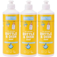 Aesco Babyton Emzik ve Biberon Temizleyici 3'lü Set 500 ml