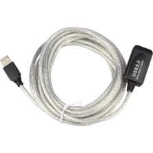 Aesco Aktif USB Uzatıcı Uzatma Kablosu 5 Metre Active