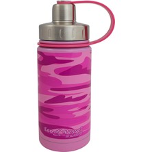 Aesco Eco Vessel Twist Triple Insulated Bottle With Screw Termos 0.40 Lt, Pembe