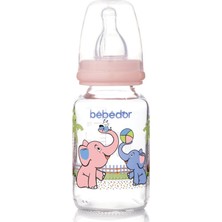 Aesco Bebedor Desenli Cam Biberon Silikon Emzik (125 Ml)