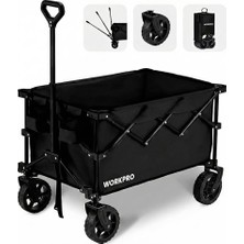 Aesco Workpro WP285015 80KG 4 Tekerli Katlanabilir Ağır Hizmet Taşıma Arabası