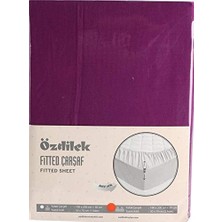 Aesco Özdilek Mor Yastık Kılıfı Fıtted Çarşaf Çift Kişilik 160X200