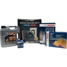 Aesco Netex Premium Bakım Seti Peugeot 3008 1499CC Dizel Bluehdi 132PS Model Yılı (2020-2024) (Liqui Moly Top Tec 6320 5W30 Motor Yağı, Bosch S0613 Hava Filtresi, M5026 Kabin Filtresi, P7395 Yağ Filtresi)