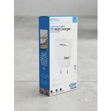 Acl Aura Akse 25W Pd Lightning Kablolu Hızlı Duvar Şarj Aleti (Power Delivery)