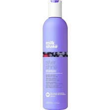 Aesco Milk Shake Silver Shine Beyaz Gri ve Platin Saçlar Için Sülfatsız Mor Tonlama Şampuanı 300ML