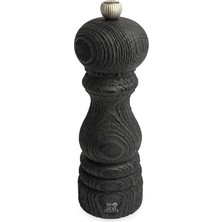 Aesco Peugeot - Karabiber Değirmeni Paris Nature Black 18 cm – Klasik Öğütme Derecesi Ayarı – Geri Dönüştürülmüş Ahşaptan Pefc Mührü – Fransız Know-How – Siyah
