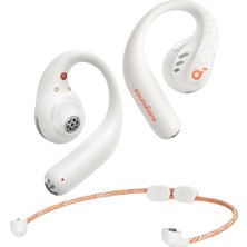 Aesco Soundcore By Anker, Aerofit Pro, Güvenli Uyum, Ergonomik Tasarım, Ldac ile Zengin Ses, Bluetooth 5.3, Ipx5 Suya Dayanıklı, 46 Saat Çkablosuz Kulaklıklar, Beyaz