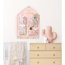 Aesco Buti Baby Duvar Düzenleyici Organizer Pembe 104225