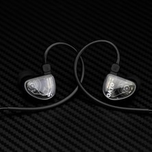 Aesco Truthear Gate In-Ear Monitor W/mic | Siyah | Sahne, Stüdyo Veya Odyofil Için Kulak Içi/ın-Ear Kablolu Monitör Kulaklık (Mikrofonlu Versiyonu)