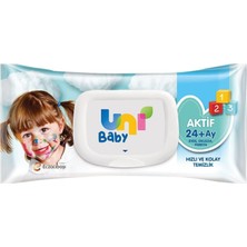 Aesco Uni Baby Aktif Islak Mendil 72 Yaprak