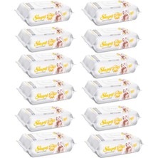 Aesco Sleepy Sensitive Islak Havlu 12 x 90'lı 12 Paket 1080 Yaprak