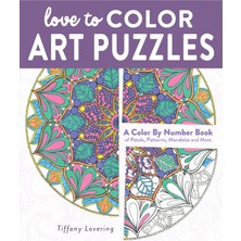 Aesco Love To Color Art Puzzles: A Color By Number Book Of Petals, Patterns, Mandalas And More