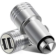 Aesco 2.1A Araç Çakmaklık Şarjı 2 Giriş USB
