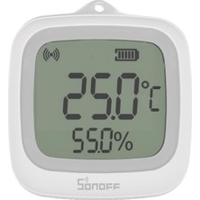 Aesco Sonoff SNZB-02WD Zigbee IP65 LCD Ekranlı Akıllı Sıcaklık ve Nem Sensörü | SNZB-02WD