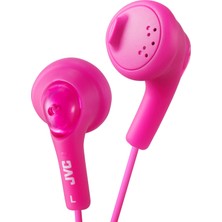 Aesco Jvc Gumy HA-F160-P-E Kulak Içi Stereo Kulaklık, Bas Güçlendirme ve 3,5 mm Jak Kablosu (1,2 M) - Pembe