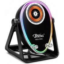 Srcelektronik Bseng MSA-008C 10W Kablosuz Şarj Telefon Tutucu, 360° Döner Rgb Led, Telefon Ses Yükseltici Hoparlör Standı