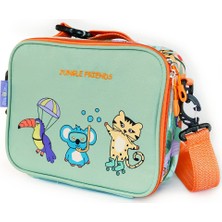 Aesco Milk Moo Soft Cuddles & Isı Yalıtımlı Beslenme Çantası Jungle Friends