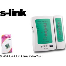 Aesco S-Link SL-468 Rj-45, Rj-11 Kablo Test Cihazı