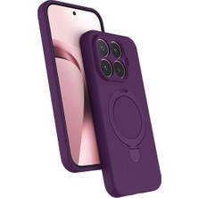 Zenviaa Xiaomi Mi 17T Pro Regal Magsafe Standlı Kapak - Derin Mor ZENVIAA365423
