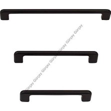 Aesco Gürçay Ilıca Kulp Siyah 128MM (2 Adet)
