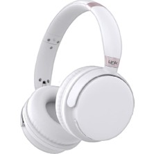 Aesco Linktech Hp8 Anc Premium Kulak Üstü Bluetooth Kulaklık Beyaz