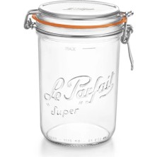Aesco Le Parfait Super Terrines Klipsli/contalı Cam Kavanoz 1l