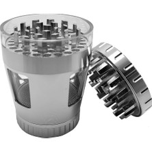 Aesco 50 Mm. Silver Pencereli Tütün Baharat Herbal Öğütücüsü Parçalayıcı RC82SLV