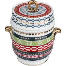 Aesco Lucky Art Lancelot Bone Kulplu Kavanoz 16 cm