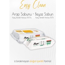 Aesco Sleepy Easy Clean Yüzey Temizlik Havlusu 50'li ve Arap Sabunu Katkılı 100' Lü