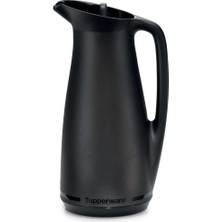 Aesco Tupperware Premium Içi Cam Termos Siyah 1 Lt