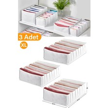 Aesco Serstil 3 Adet - Xlarge 8 Gözlü Çekmece Içi Düzenleyici Organizer 31 x 36 x 12