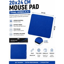 Krl Mavi Mouse Pad 24X20 cm Kaymaz