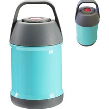 Aesco Bentopia Paslanmaz Çelik Yemek Termosu - 450 Ml- Bebek Mama Saklama Termosu (Mavi)