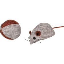 Aesco Flamıngo Juns Kedi ve Top Gri Ked.oy. 7,8cm