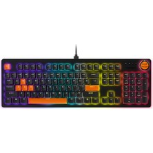 Aesco Spigen Arcplay Rgb Kablolu Mekanik Gaming Klavye Oyuncular Için Tasarlandı Multi-Fonksiyon Ses Ayarı (Cherry Mx Brown Switch / 8000 Hz) Ingilizce Q - APP06427 (Spigen Tr Garantili)