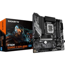 Aesco Gıgabyte Anakart B760M Gamıng x Ddr4 Gen5 - 14. Nesil Intel Core Işlemcileri, 8+1+1 Fazlı Vrm, 3200 Mhz Ddr4, 2xpcıe 4.0 M.2, 2.5 Gbe Lan, USB 3.2 Gen 1'i Destekler