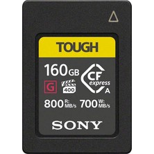 Aesco Sony CEA-G160T Compact Flash Express Bellek Kartı (160 Gb, Tip A, 800 Mb/s Okuma, 700 Mb/s Yazma)