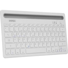 Aesco Everest KB-BT82 Q Kablosuz Beyaz/gümüş Mac/win/android/ıos Uyumlu Bluetooth Ultra Ince