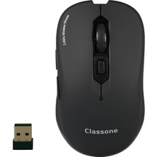 Aesco Classone WM300 Serisi Kablosuz Mouse, Siyah