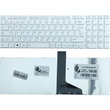 Aesco Part Master Toshiba Satellite L875-B5M, P855-CJS, L850-1V3 Ile Uyumlu Klavye (Beyaz)