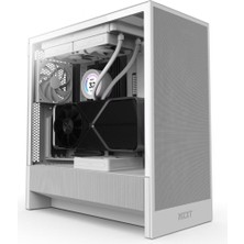 Aesco Nzxt H5 Flow Beyaz Bilgisayar Kasası 750W Güç Kaynağı Bundle Set Gaming Pc