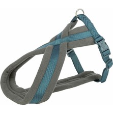 Aesco Trixie Premium Köpek Yürüyüş Göğüs Tasması M/l 50-90 cm / 25 mm Petrol Mavisi